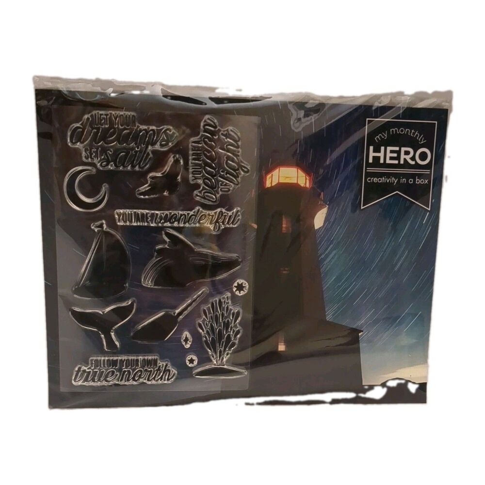 NEW Hero Arts My Monthly Hero Kit June 2020 Stamps And Dies Only  Ocean Sea Life